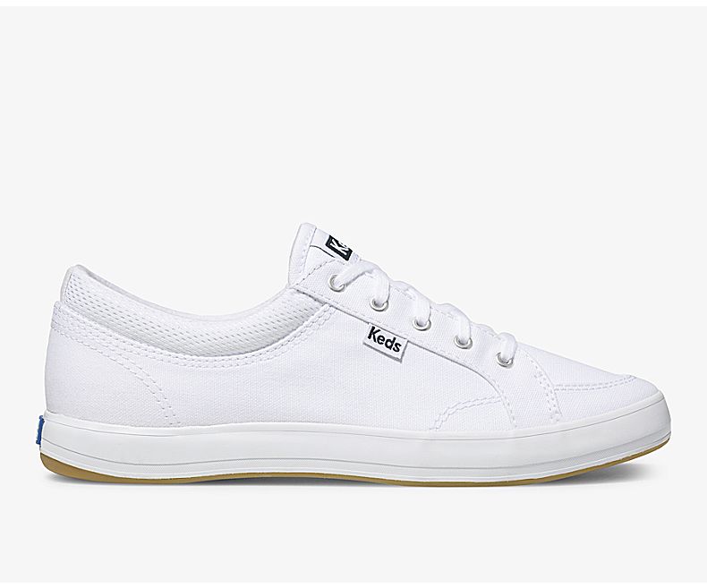 Keds Women's Center White Lace Up Shoes - ZA9576032